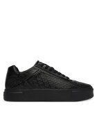 CALVIN KLEIN Сникърси Beasket Cup Oxf Lup Hf Aop Lth HM0HM02132 Черен