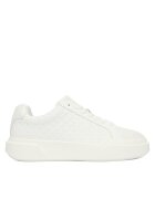 CALVIN KLEIN Сникърси Chunky Cupsole Laceup Lth Aop YW0YW02058 Бял