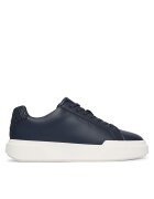 CALVIN KLEIN Сникърси Chunky Cupsole Laceup Lth Bt Aop HM0HM02070 Тъмносин