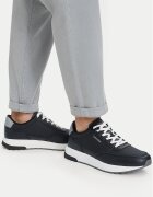 CALVIN KLEIN Сникърси City Runner Laceup Lth Mix HM0HM02214 Черен