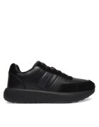 CALVIN KLEIN Сникърси City Runner Laceup Tape Lth HM0HM02033 Черен