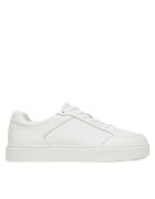 CALVIN KLEIN Сникърси Clean Cup Low Laceup Mono HM0HM01899 Бял