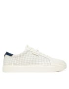 CALVIN KLEIN Сникърси Clean Cup Low Laceup Perf Lth HM0HM01870 Бял