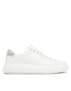 CALVIN KLEIN Сникърси Cupsole Lace Up - Suede Bt HW0HW02404 Бял