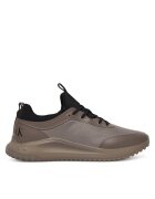 CALVIN KLEIN Сникърси Eva Runner Laceup Sock Mat Mix YM0YM01443 Кафяв