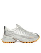 CALVIN KLEIN Сникърси Hike Runner Lace Up Pearl Ny YW0YW02043 Сребрист