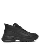 CALVIN KLEIN Сникърси Hike Runner Mid Laceup Tech Mix YM0YM01418 Черен
