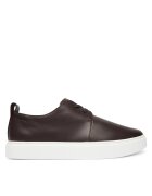 CALVIN KLEIN Сникърси Hybrid Clean Cup Derby Lth HM0HM02011 Тъмнокафяв
