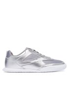 CALVIN KLEIN Сникърси Low Pro Run Lace Stripe Met Lth HW0HW03272 Сребрист