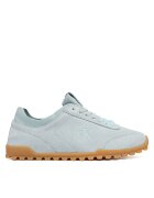 CALVIN KLEIN Сникърси Low Profile Run Mg Sue Db Laces HW0HW03150 Светлосин
