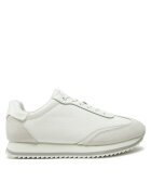 CALVIN KLEIN Сникърси Runner Lace Up - Mono Mix HW0HW02294 Бял