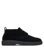 CALVIN KLEIN Сникърси Text Rubber Desert Boot Su HM0HM01978 Черен