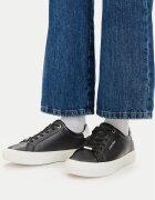 CALVIN KLEIN Сникърси Vulc Lace Up Lth/Moire Bt HW0HW02747 Черен
