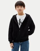 CALVIN KLEIN Суитшърт Monogram Flock Zipthru LVCKTJB48B Regular Fit