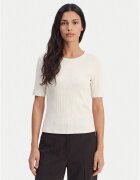 CALVIN KLEIN Тишърт Varigated LV044F211G Екрю Slim Fit