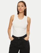 CALVIN KLEIN топ K20K208054 Бял Slim Fit