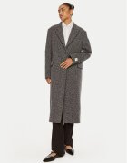CALVIN KLEIN Вълнено палто Herringbone Single K20K207710 Сив Regular Fit
