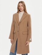 CALVIN KLEIN Вълнено палто LV044D558G Slim Fit