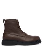 CALVIN KLEIN Зимни обувки Combat Ess Lace Up Zip Boot Lth YM0YM01373 Кафяв