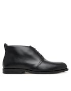 CALVIN KLEIN Зимни обувки Ess Rubber Desert Boot Lth HM0HM01979 Черен