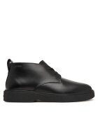 CALVIN KLEIN Зимни обувки Text Rubber Desert Boot Lth HM0HM02255