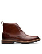 Clarks Ботуши Aldwin Cap 26179733 Кафяв