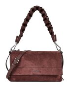 COCCINELLE Дамска чанта P6P Boheme Suede Bimaterial E1 P6P 12 01 01 Бордо