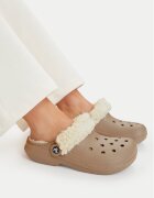 Crocs Чехли Classic Lined Clog 211396 Бежов