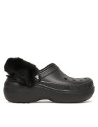 Crocs Чехли Classic Platform Fuzz Lined Clog 212854