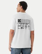 DC Shoes Тишърт Made Custom EDYZT04368 Бял Regular Fit