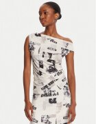 DESIGUAL Блуза Breaking News 25WWTK10 Екрю Regular Fit