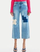 DESIGUAL Дънки Patch Crochet 26SWDD24 Straight Fit