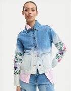 DESIGUAL Дънково яке Dakota 26SWED16 Светлосиньо Regular Fit