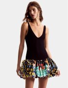 DESIGUAL Коктейлна рокля Sparckler Lacroix 26SWVK11 Slim Fit