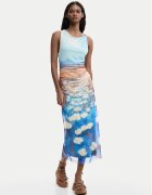 DESIGUAL Лятна рокля Celeste 26SWVK28 Slim Fit