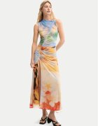 DESIGUAL Лятна рокля Jade 26SWVK38 Slim Fit