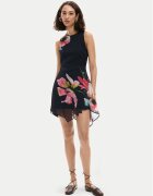 DESIGUAL Лятна рокля Nala 26SWVW46 Черен Slim Fit