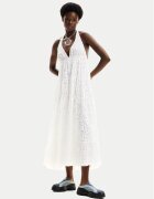 DESIGUAL Лятна рокля Toronto 24SWVK46 Бял Regular Fit