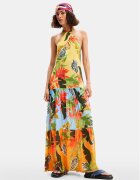 DESIGUAL Лятна рокля Tropi 24SWMW08 Loose Fit