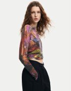 DESIGUAL Пуловер Camo Petals 24WWJF75 Regular Fit