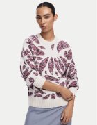 DESIGUAL Пуловер Kamloops 24WWJF57 Екрю Loose Fit