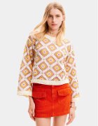 DESIGUAL Пуловер Willow 24SWJF25 Loose Fit