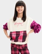 DESIGUAL Суитшърт 23WGSK10 Екрю Regular Fit