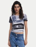 DESIGUAL Тишърт Potomac 25SWTKA0 Slim Fit
