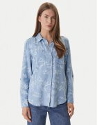 DKNY Риза DJ6W2017 Светлосиньо Regular Fit
