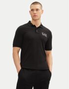 EA7 Emporio Armani Тениска с яка и копчета 7M000300 AF13739 UC001 Slim Fit