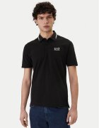 EA7 Emporio Armani Тениска с яка и копчета 7M001604 AF13511 UC001 Regular Fit