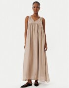 Eleh Лятна рокля SS260270 Сив Relaxed Fit
