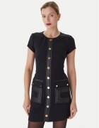 Elisabetta Franchi Коктейлна рокля AB-819-57E2-V690 Regular Fit