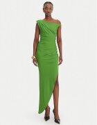 Elisabetta Franchi Коктейлна рокля AB-906-61E2-V450 Зелен Regular Fit